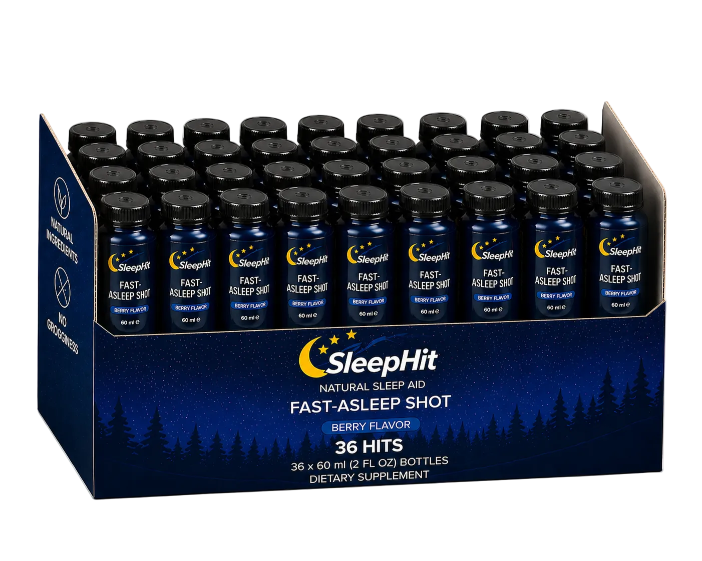 SleepHit Sleep Shots with natural ingredients