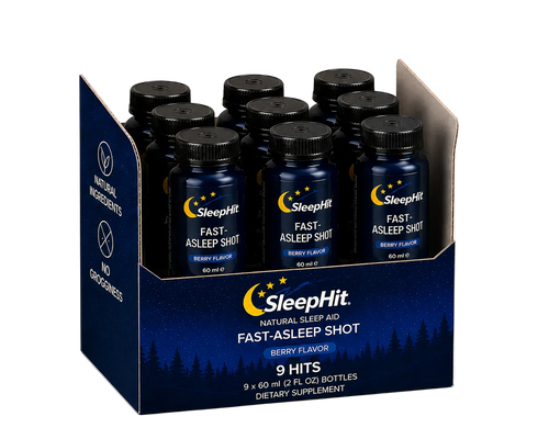 SleepHit Sleep Shots with natural ingredients
