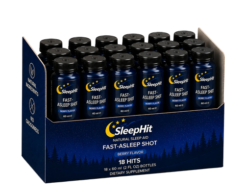SleepHit Sleep Shots with natural ingredients